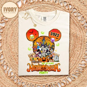 Mickey&#39;s Not so Scary Halloween Party 2025 Shirt, Mickey And Friends Halloween Matching Shirt, Spooky Season Tee, Halloween Gifts