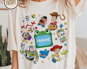 Camiseta de la película Toy Story 5, Lilypad Buzz Lightyear Woody Jessie Toy Story Land You've Got a Friend In Me Camiseta a juego para la familia