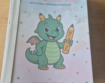 Kids English Learning Activity Book | ESL Workbook Kids | English Workbook Kids Homeschool | Fun English Activities and Rhymes Kids Ages7-10