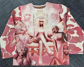 Nicki Minaj Custom Tapestry Sweater