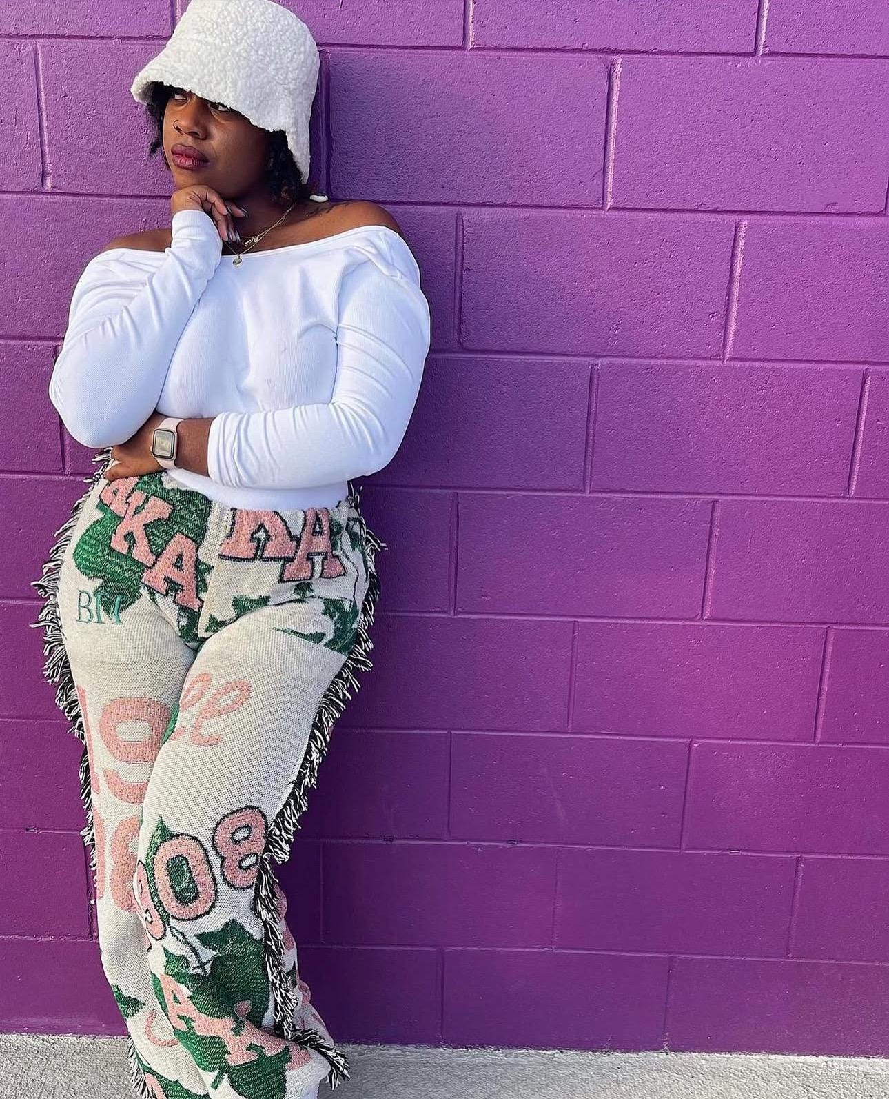 Custom Alpha Kappa Alpha Tapestry Pants