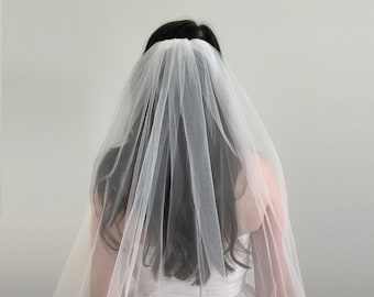 Bridal Tulle Wedding Veil: Single Layer, Soft, Classic - Australian Made