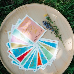 Tarjetas de afirmación entre padres e hijos