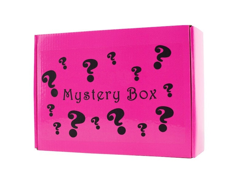 Pink Mystery Box - Gift Jewelry Box - Unique Pink Jewelry 7 Pieces ...