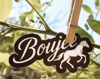 Boujee Western Pferde Aufkleber - Cowgirl Vinyl Aufkleber