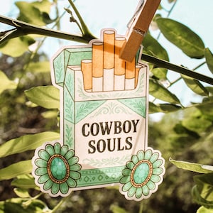 Cowboy Souls Sticker: Western Cowgirl Vinyl Decal