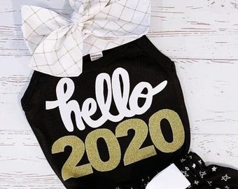 New Years Eve Shirt Girl, 2024 Shirt, Twins New Years Eve, Matching New Years Eve Sibling, Boy Hello 2024 Shirt, Pink and Gold