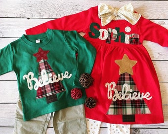 matching childrens christmas outfits