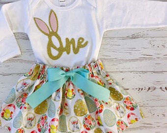 Some Bunny is One Birthday Outfit, Easter Birthday Outfit, Second Birthday Outfit, Bunny Princess Outfit, Somebunny is Turning One