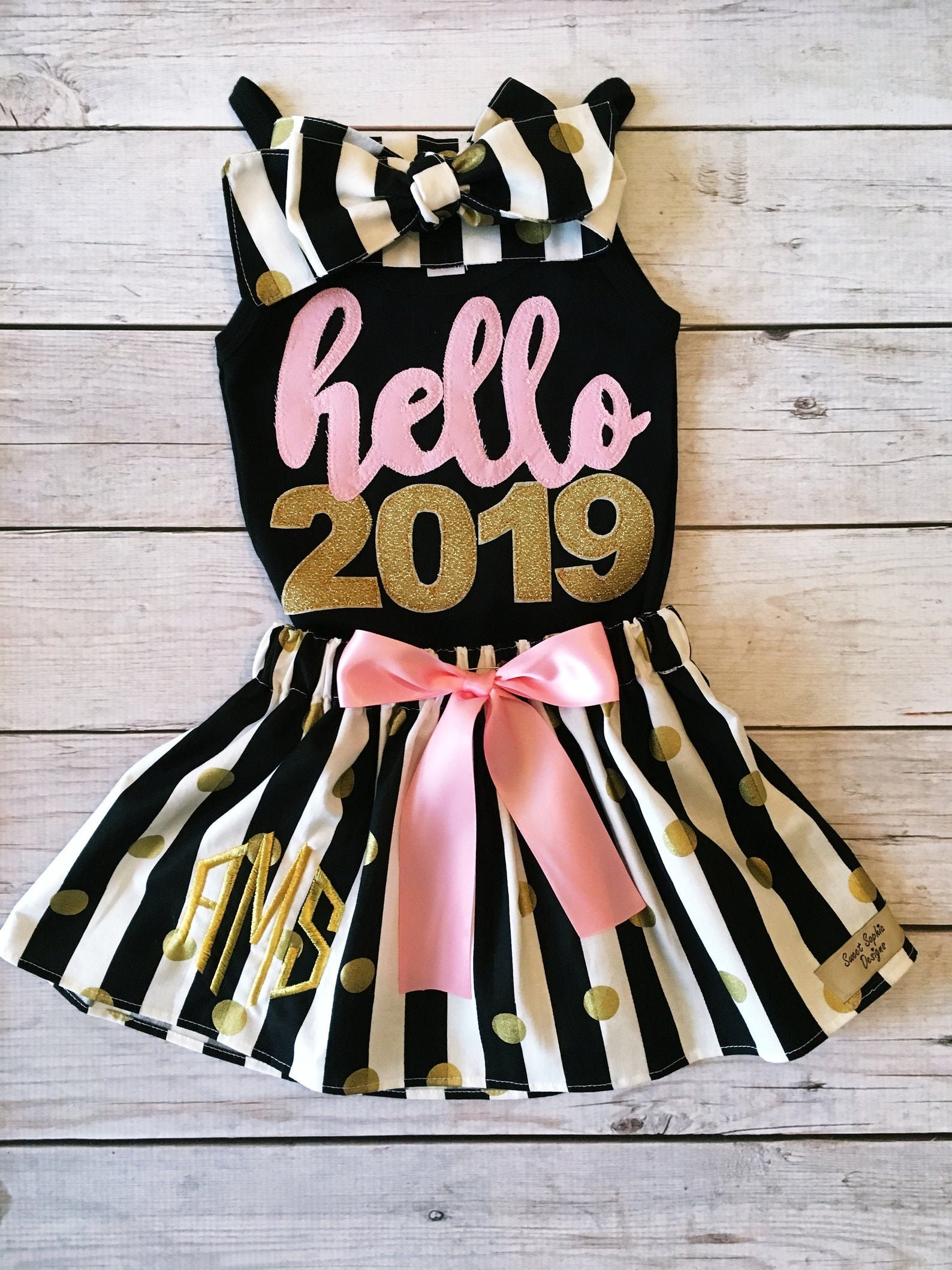 Hello 2021 Outfit Girls New Years Eve Outfit for Toddler | Etsy