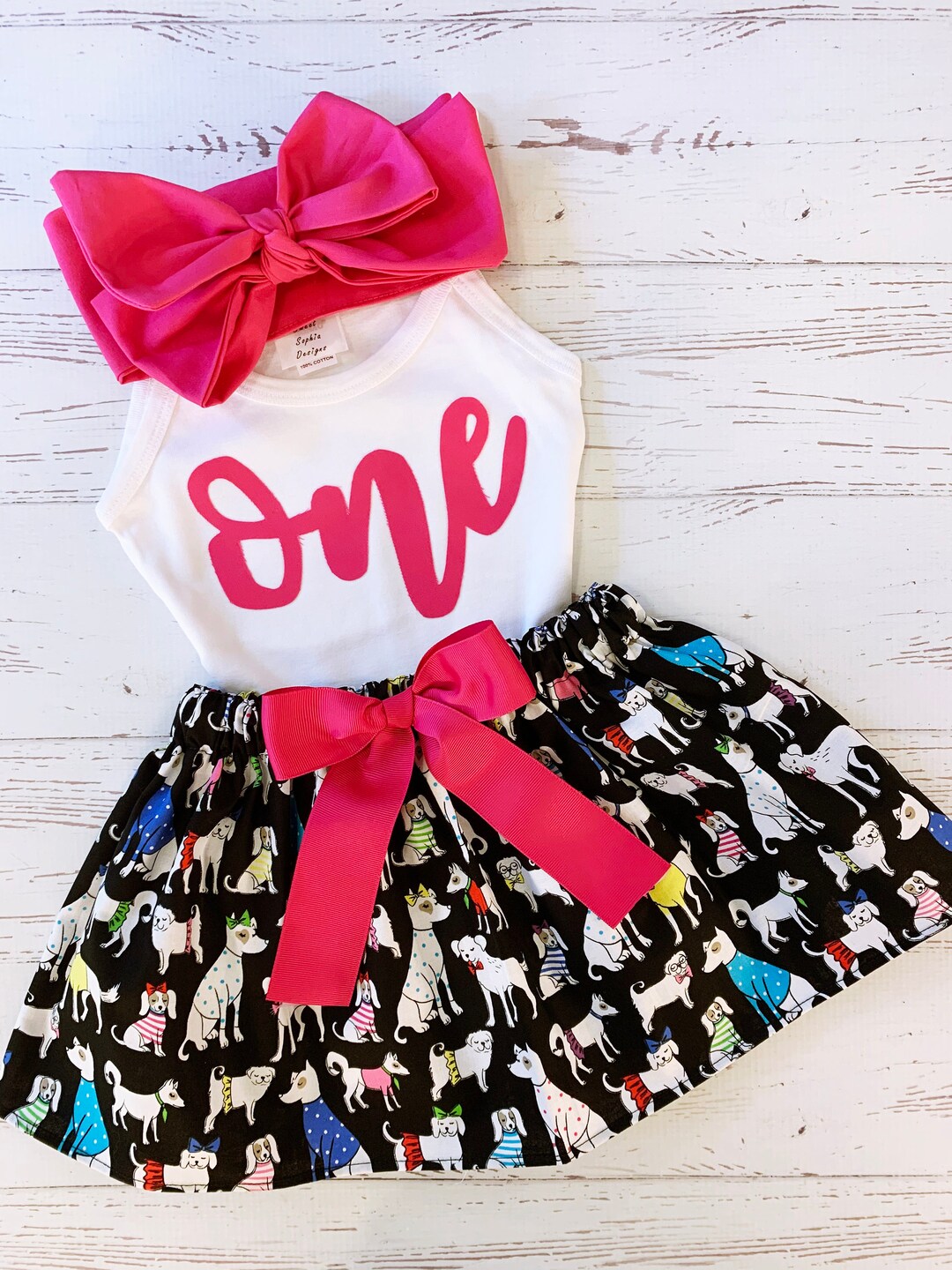 Puppy Birthday Party Outfit, Puppy Party, Girls Dog Party Outfit, Toddler Puppy Dress Outfit