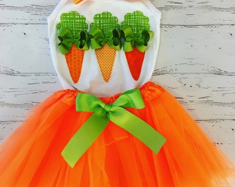 orange easter dress