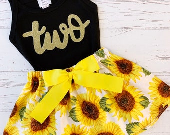 Sunflower Birthday Outfit, Fall First Birthday Outfit, Baby Girls, Fall Clothes, Pumpkin Patch Outfit, Boho Birthday Girl