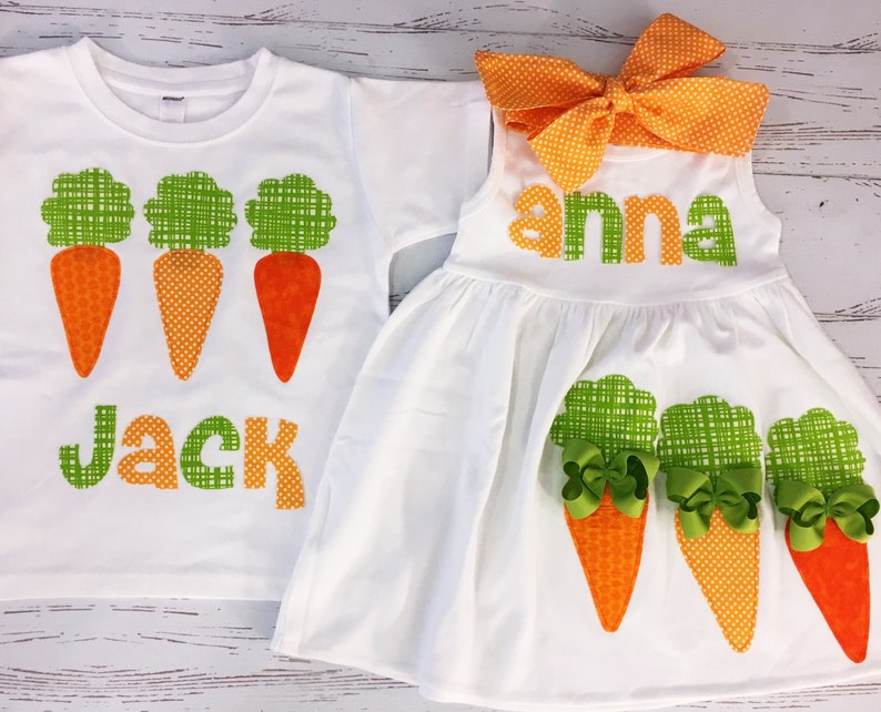 boy girl matching easter outfits