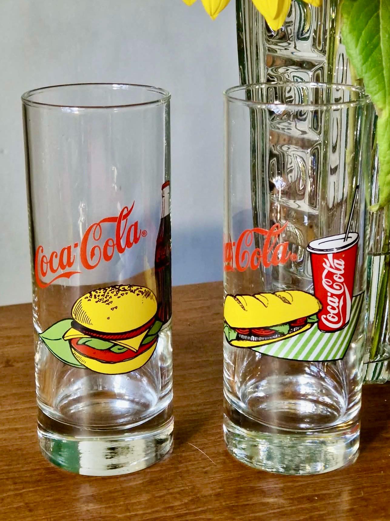 Collectors coca cola glasses - Etsy 日本