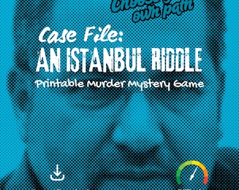 Um Enigma de Istambul I Jogo de Mistério de Assassinato – Arquivo de Caso Imprimível (Download Instantâneo)