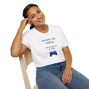 Gamer Softstyle T-Shirt - Unisex Cotton Tee for Console, PC & Streamer Fans