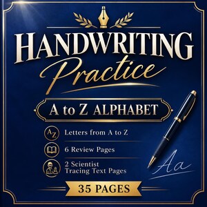Handwriting Practice Sheets | Printable Tracing Worksheets for All ages Beginners Improve Writing Skills PDF