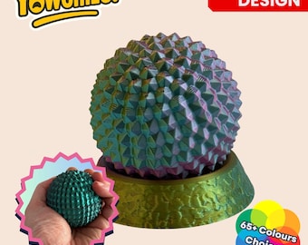 YOWCHIES Sphere Rollable Palm Sensory Pain Stim, Spiky Massage Stress Ball and Birth Comb