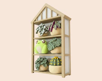 Make Your Own Greenhouse Fidget Clicker and Decorative Botanical Decor