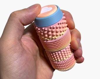Yowchies ROTATE & CLICKER - Textured Pain Stim Squeeze Fidget Toy for ADHD and Neurodivergent Stimming