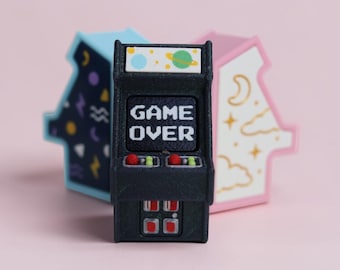 Retro Arcade Fidget Clicker with Personalised Screens