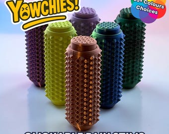 YOWCHIES CLICKER - Textured Pain Stim Squeeze & Click Fidget Toy for ADHD Neurodivergent Stimming