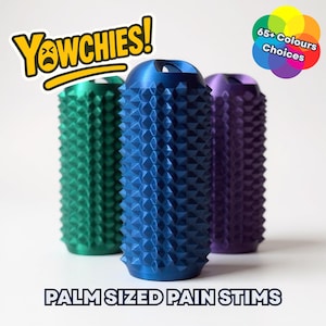 YOWCHIES Textured Pain Stim Squeeze Fidget Toy for ADHD and Neurodivergent Stimming or Birth Comb Alternative
