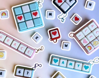 Keyboard Style Custom Name Fidget Sensory Clicker