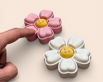 Kawaii Flower Clicker Fidget Toy Daisy Sensory Clicker