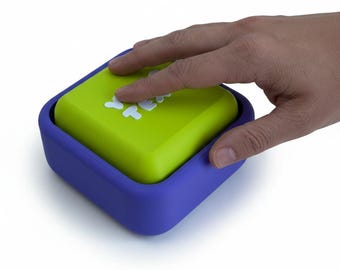 The GIANT Personalized Fidget Clicker – Satisfying Desk Toy, Custom Name/Phrase Clicker