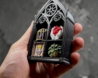 Make Your Own Gothic Library Fidget Clicker and Decorative Gothic Chic Decor