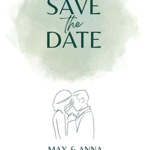 Save the date card