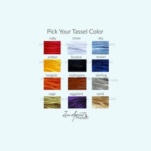 tassel colors at zen spirit malas