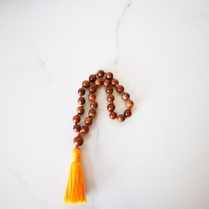 27 Bead Mala, Meditation Mini Mala,  Earth Mini Mala, Prayer Beads, Meditation Gift, Meditation Mala Beads, Quarter Mala, Mindful Living