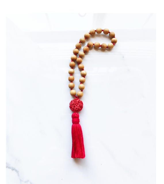 Personalized Meditation Mala Beads, 27 Bead Mala, Meditation Mini