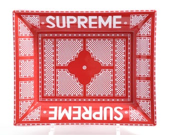 SUPREME Hermes keramische wisselbak rood asbakplaat videpoche