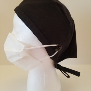 Surgical Scrub Hat with Buttons