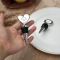 Personalized Engagement Bottle Stopper, Engagement Gift, Wedding Gift, Christmas Gift for Newlyweds, Custom Metal Bottle Stopper for Him Her