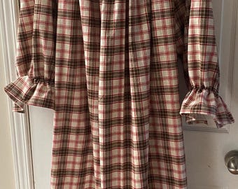 Smocked Flannel Nightgown
