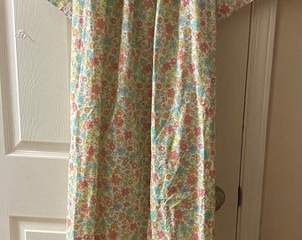 Smocked Cotton Gown - Tall