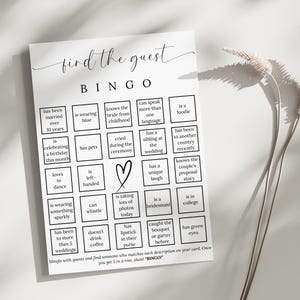 Plantilla de bingo editable para despedida de soltera, juego de bingo para bodas, plantilla de Canva para juegos de mesa de bodas imprimibles