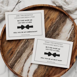Carta regalo per il testimone dello sposo, carta regalo per la proposta di matrimonio, modello per la proposta di matrimonio, carta per la proposta di matrimonio personalizzata, divertente per la proposta di matrimonio