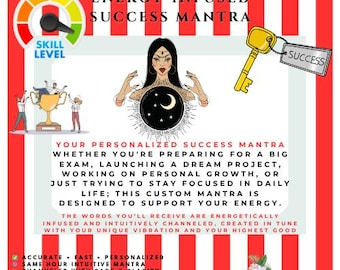 Mantra de Sucesso Personalizado | Afirmação Energética (Download em PDF)
