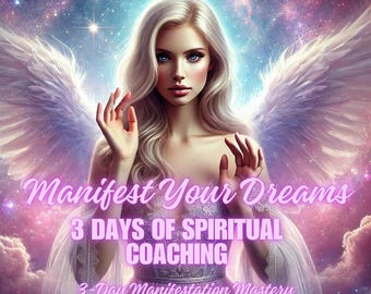 Manifeste seus sonhos | Coaching personalizado de 3 dias | Mentor de manifestação | Consultor espiritual | Suporte da Lei da atração | Aconselhamento espiritual