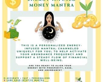 Mantra personalizado de riqueza e abundância | Afirmação de prosperidade personalizada (PDF)