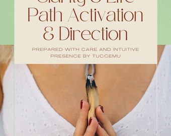 Clareza e Ativação do Caminho de Vida no Mesmo Dia | Orientação Espiritual Personalizada (PDF)