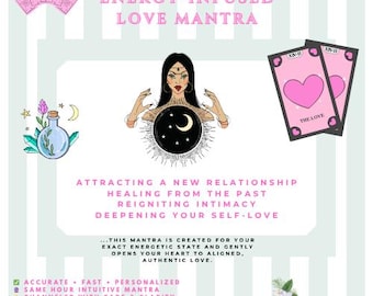 Mantra de Amor Personalizado e Energizado | Afirmação Personalizada (PDF)