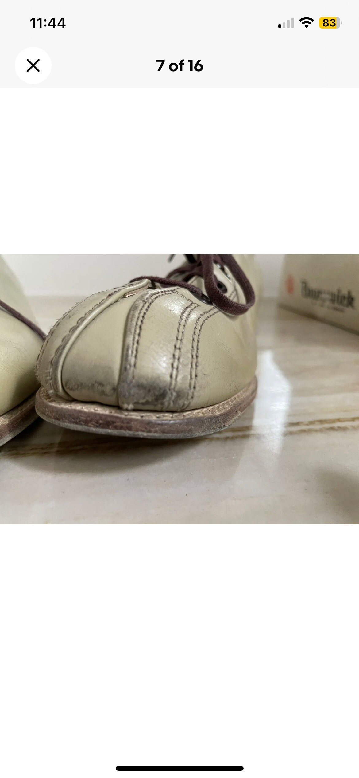 Brunswick Bowling Shoe Vintage With Box. Size 7 1/2. Cool Etsy