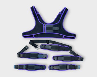 Slimevr Compatible Tracker Comfort Straps: Full Body Tracking